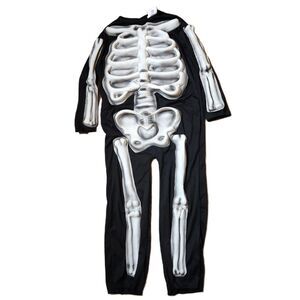 Rubies Glow‑in‑the‑Dark Skeleton Costume – Youth Small